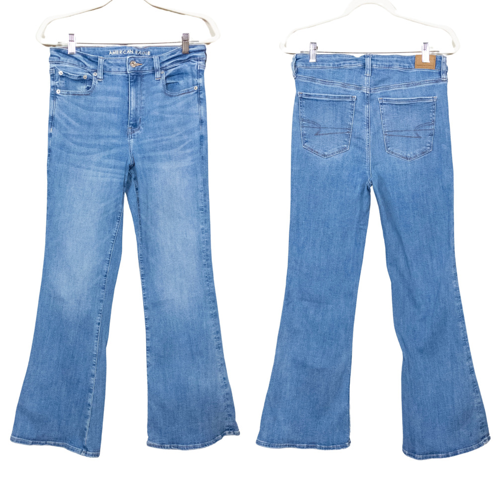 American Eagle Outfitters Light Blue Flare Jeans